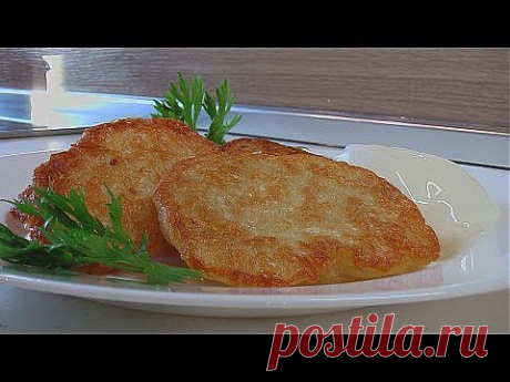 Картофельные оладьи (на дрожжах) видео рецепт. Книга о вкусной и здоровой пище - YouTube