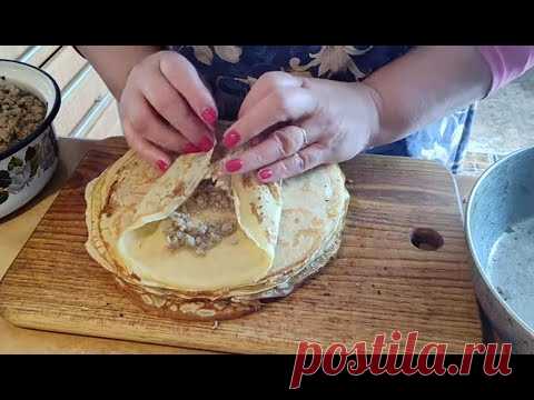 Секреты вкусных мясных блинов.