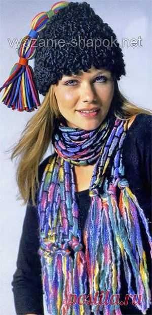 Вязаные зимние шапки | ВЯЗАНИЕ ШАПОК: женские шапки спицами и крючком, мужские и детские шапки, вязаные сумки | Страница 3
