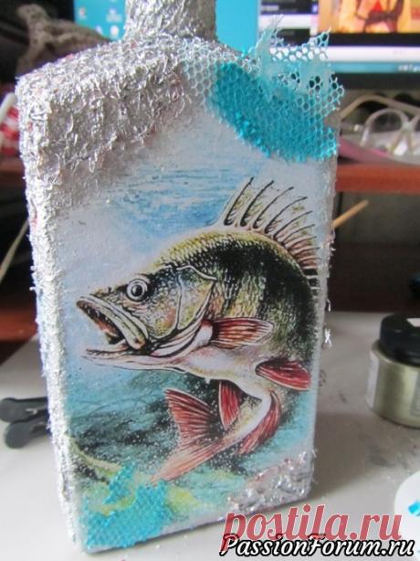 Подарочная бутылка &quot;Не с пустыми руками&quot;. МК