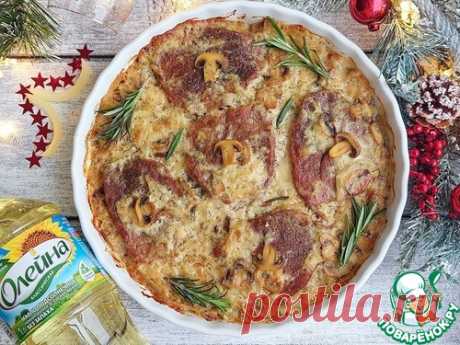 Говядина, запечённая в сливочно-грибном соусе – кулинарный рецепт