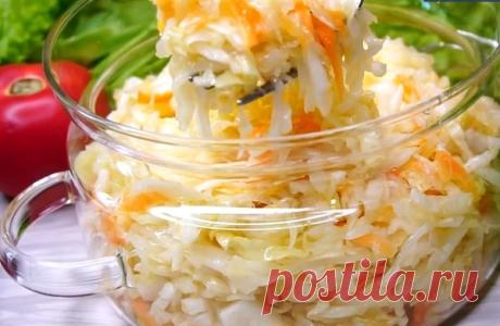 Салат из капусты как в советской школьной столовой, есть хитрость! | GEO, ПРОДОЛЖАЕМ ЖИТЬ.. | Яндекс Дзен