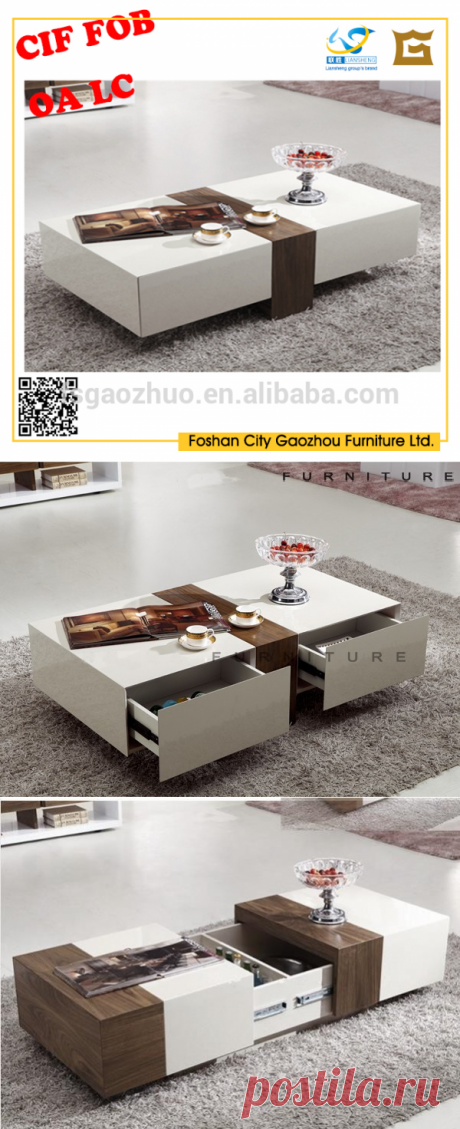 Classical White New High Gloss And Ash Veneered Coffee Table With Drawers Inside - Buy Ash Veneered,Classical,High Gloss White Product on Alibaba.com