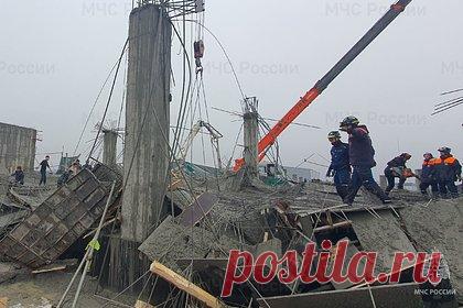 Появились подробности о поисках рабочих после обрушения здания в российском городе