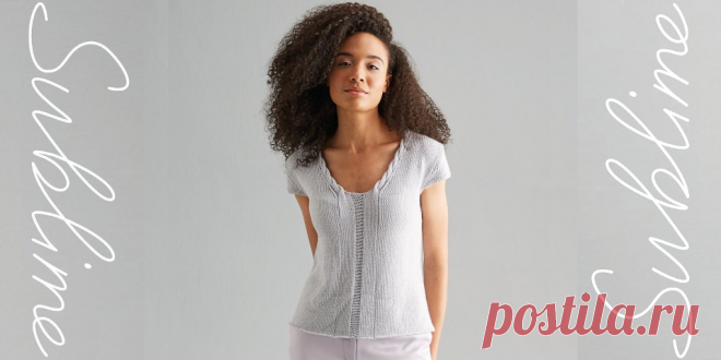 Топ с короткими рукавами - Вяжи.ру