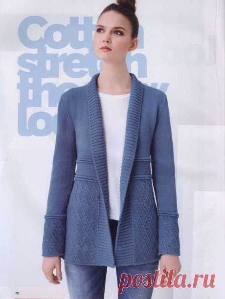 Кардиган &quot;Lungo&quot; спицами