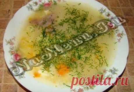 Сырный суп с курицей