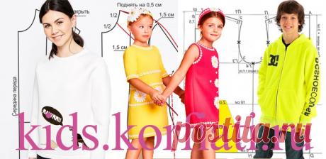 Выкройки одежды для детей от Анастасии Корфиати
