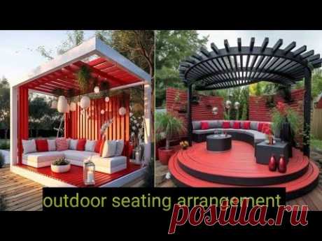 modern outdoor seating ideas | outdoor seating goal | inspiring arrangement ideas for your patio
