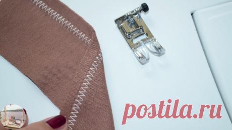 Зря отказываетесь от строчки, имитирующей оверлочную, в пользу зигзага — разница при шитье очевидна | О. благородные рукодельницы | Яндекс Дзен