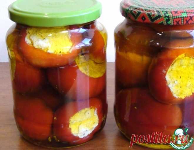 Перчики фаршированные сыром в масле – кулинарный рецепт