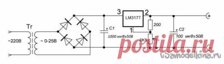 Блок питания на LM317