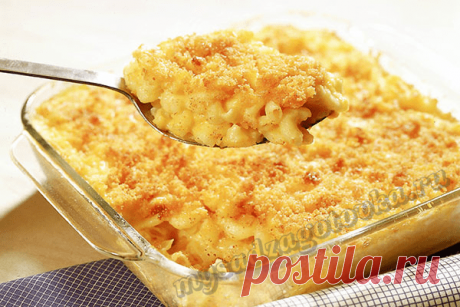 Запеканка с макаронами и сыром — Сад Заготовка