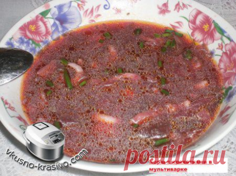 Борщ с креветками в мультиварке » Рецепты для мультиварки