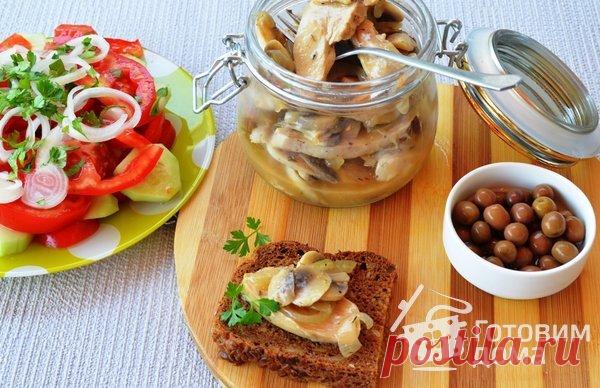 Эскабече из курицы с шампиньонами -Escabeche de Pollo con Champiñones - пошаговый рецепт с фото на Готовим дома
