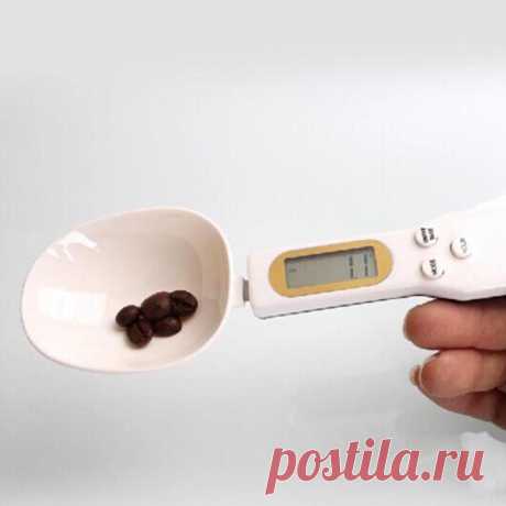 1 шт. белый цифровой мерные ложки со шкалой для приготовления нового кухонные весы инструменты жидкость / массовая питание жк дисплей объем весы купить на AliExpress