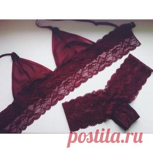 Кружевное бельё своими руками: шьём кружевное бра, последовательность работы