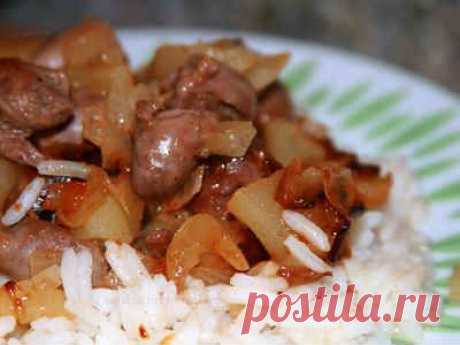 Вкусные куриные сердечки по-польски
