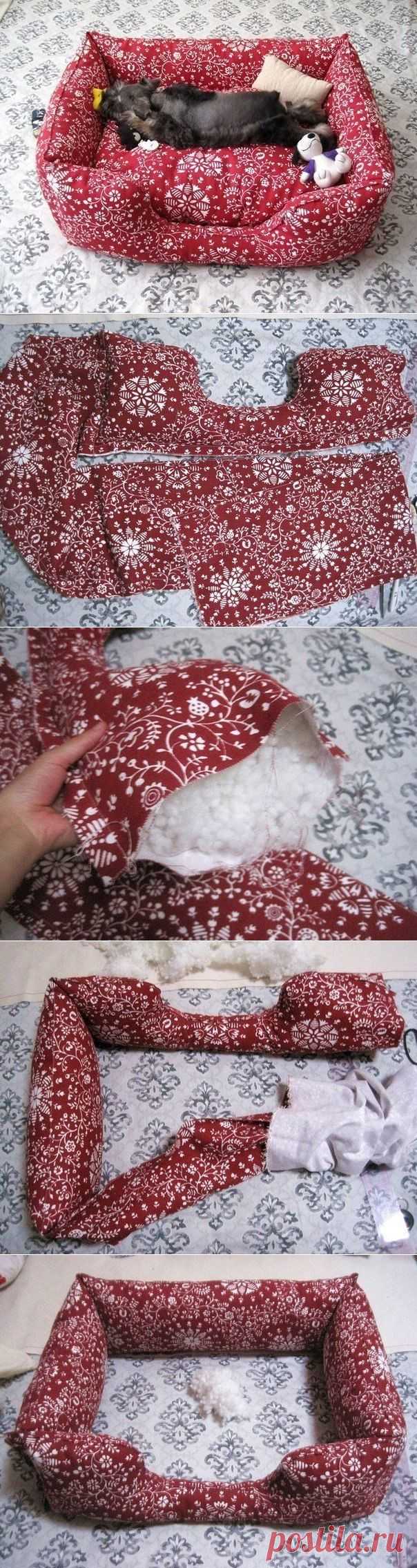 Шьем диванчик для домашнего питомца.