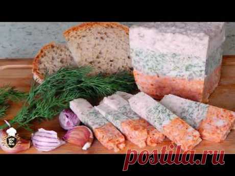Первая закуска к водке ! Закуска из сала со специями - YouTube