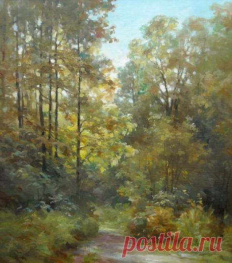 В главной роли нынче осень.... Художник Wlodzimierz Czurawski.