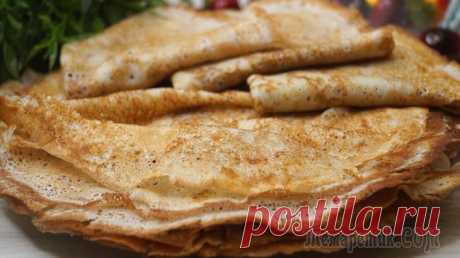 Шикарные Кружевные БЛИНЫ с Юбочкой. В них Влюбляешься с первого взгляда! Ажурные блины с юбочкой. Это мой фирменный особенный рецепт блинчиков. Получаются невероятно вкусные, тонкие соблазнительно аппетитные, ароматные, просто тает во рту. Блинчики очень простые в приготов...