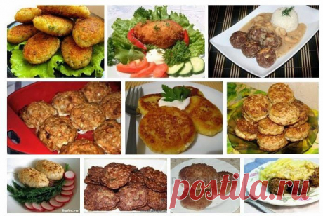 10 рецептов вкусных котлеток и тефтелек