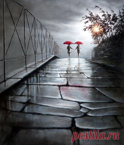 "Being With You" by Bob Barker | Raining Art