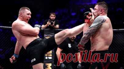 Пропустив более 100 ударов: Гончаров спорным решением судей победил Вязигина на ACA 170. Евгений Гончаров одержал победу над Антоном Вязигиным в главном поединке турнира ACA 170, который завершился в Москве. Действующий чемпион заметно уступил по числу точных попаданий, но все пятеро судей встали на его сторону и позволили не только сохранить титул в тяжёлом весе, но и пробиться в финал Гран-при. Аналогичного успеха добился средневес Шамиль Абдулаев, нокаутировавший Абдул-Рахмана Джанаева в…