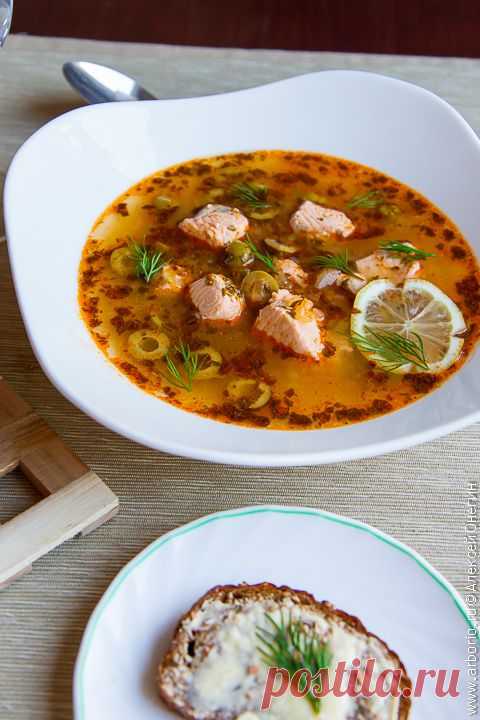 Рыбная солянка | Кулинарные заметки Алексея Онегина