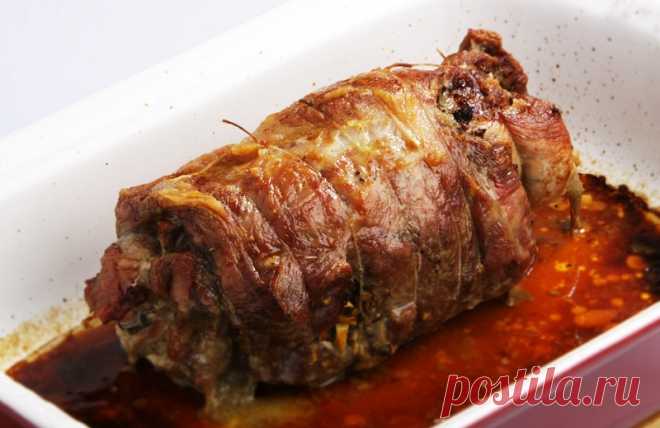 Мясной рулет