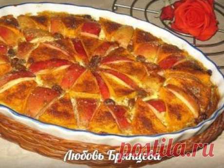 Яркое и вкусное угощение - Запеченная тыква с яблоками и корицей! Хоть на ужин, хоть на завтрак - великолепно!