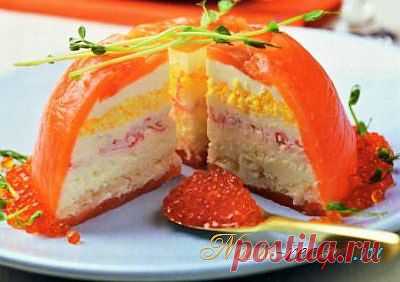 Как приготовить вкусную Закуску Рыбный «торт»