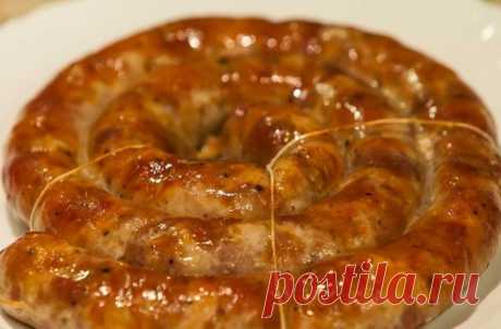 Вкусная и холодная, и горячая! Домашняя колбаса «Галицкая»