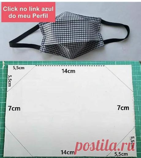20 modelos diferentes de máscara protectora de tela con plantilla imprimible - Ver y hacer