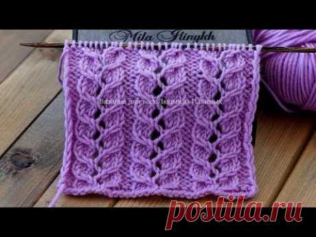 Openwork braids knitting pattern