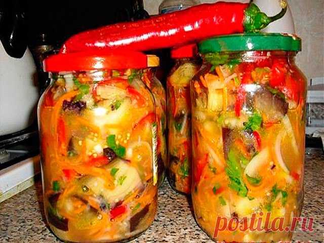 Баклажанный салат-просто объедение!!!