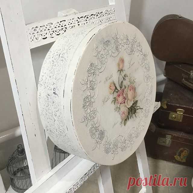 Короб для хранения большой.#декупажназаказ#шкатулкадляхранения#декупаж#декупажкороба#декупажкраснодар#краснодардекупаж#руснаяработа#купитьшкатулку#