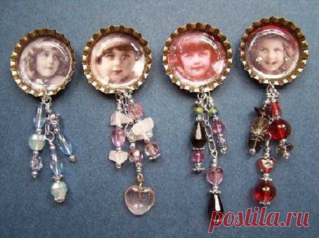 Варианты поделок из пластиковых крышек . Милая Я