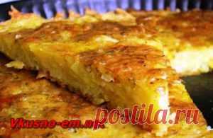 Запеканка из картофеля с чесноком и сыром