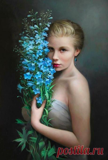 Художник Pieter Wagemans -Розы,Букеты - Искусство - медиаплатформа МирТесен