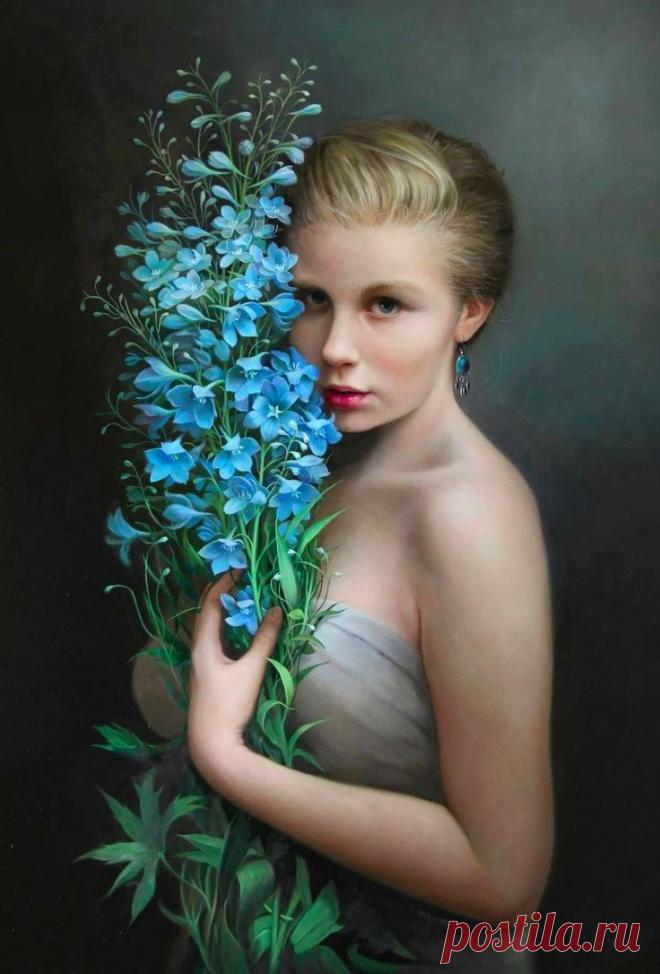 Художник Pieter Wagemans -Розы,Букеты - Искусство - медиаплатформа МирТесен