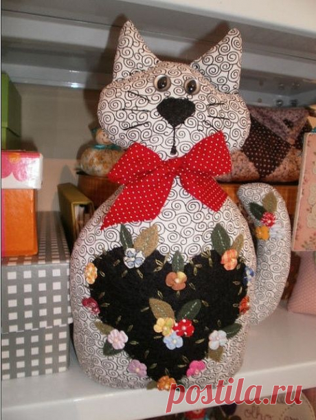 Кот в рукоделии. Подборка.
