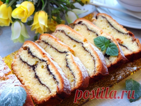 Прост в приготовлении… Ароматный, душистый творожный кекс — Вкусные рецепты