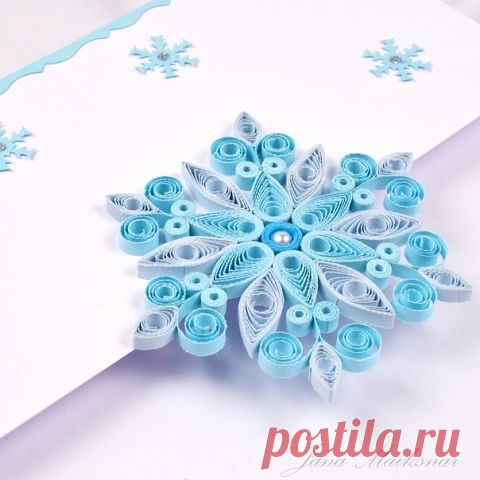 Квиллинг снежинки