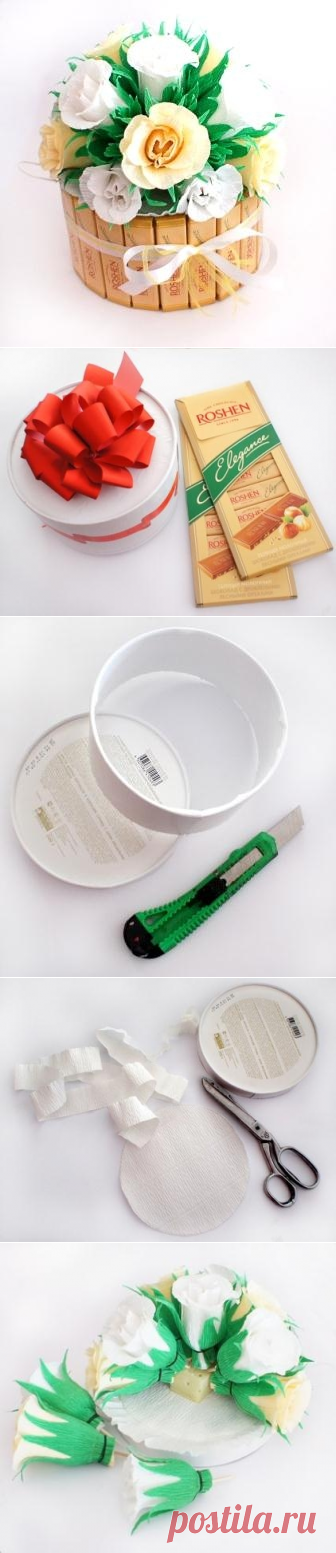 Милый конфетный букет своими руками — Сделай сам, идеи для творчества - DIY Ideas