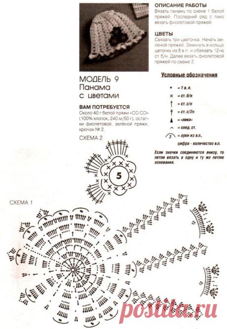 Панама крючком