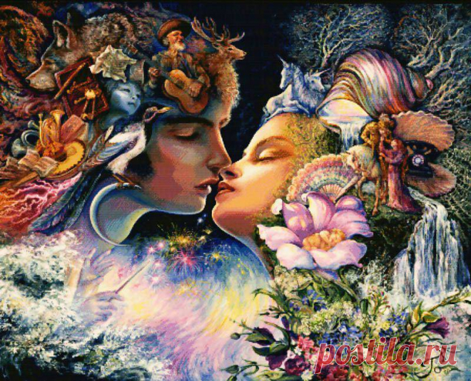 Фантазия поцелуя 5012. Вышивка нитками > Белоснежка > Сказка.