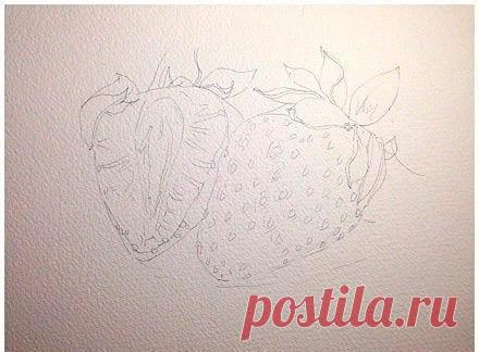 Рисуем клубнику / Эпоха Ручной Работы