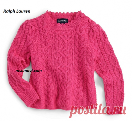 Детский свитер спицами | Вяжем с Лана Ви